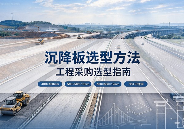 富源沉降板选择方法
